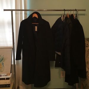 Lands’ End Navy Dress Coat 8